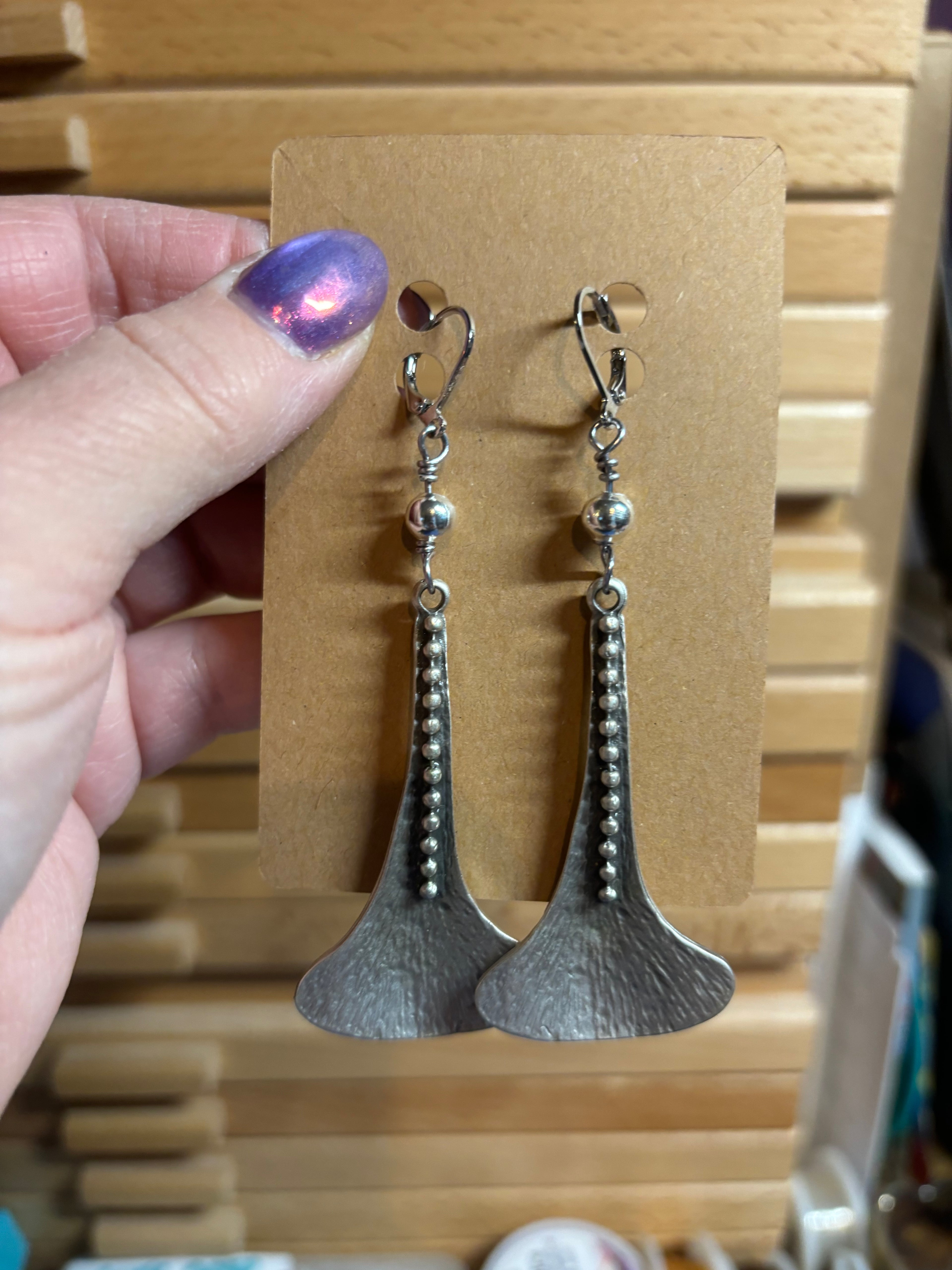 Long Turkish Seed Drop Earrings