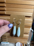 Natural Celestine Gemstone Earrings