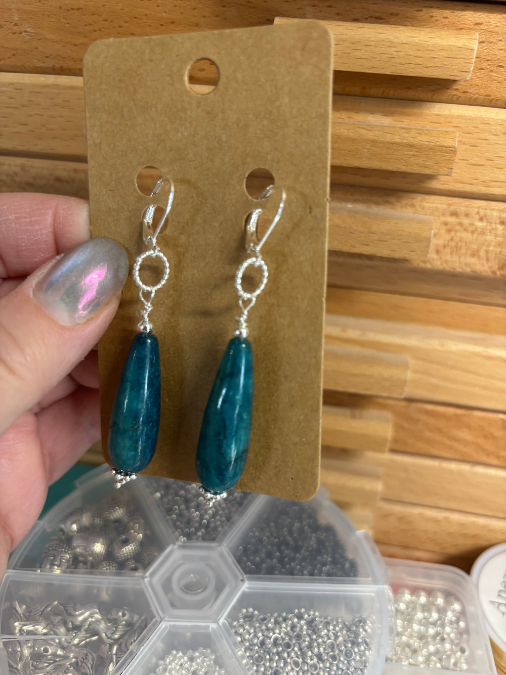 Apatite Drop Earrings