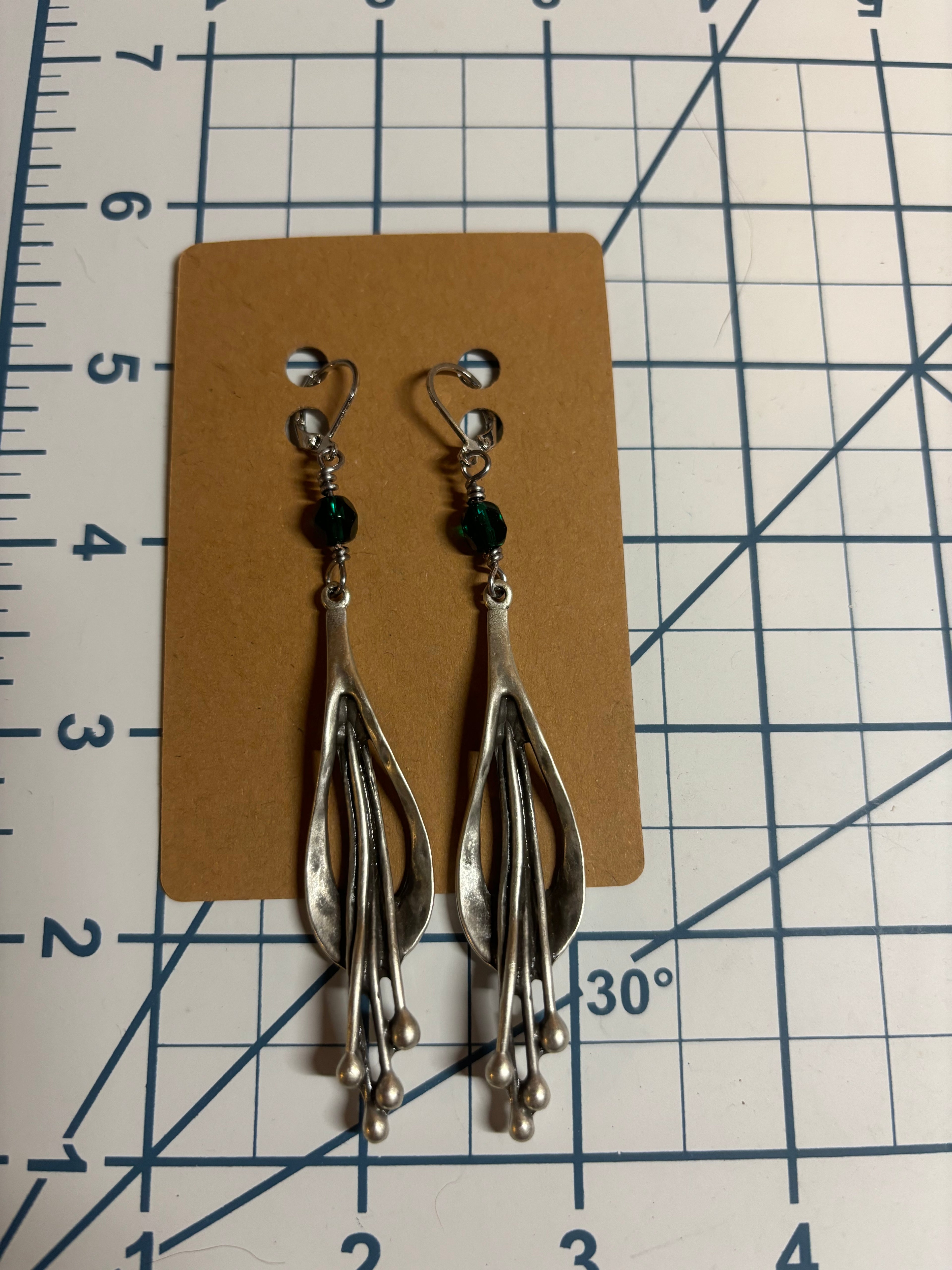 Floral Turkish Drop Earrings