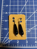 Onyx Gemstone Drop Earrings
