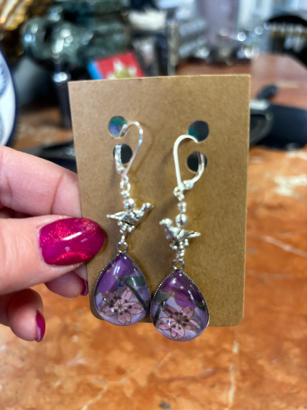 Songbird Teardrop Earrings