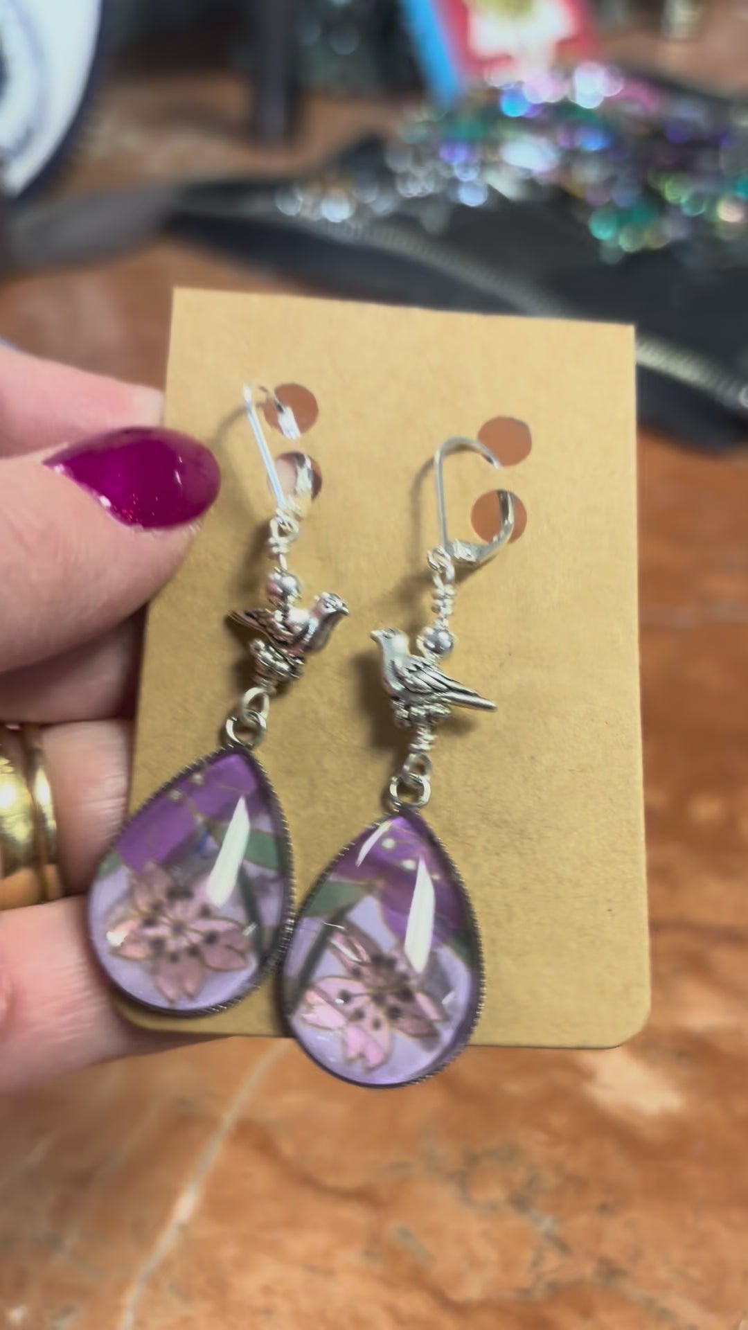 Songbird Teardrop Earrings