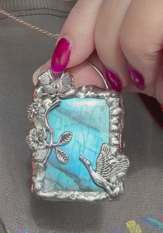 Blue Labradorite Pendant